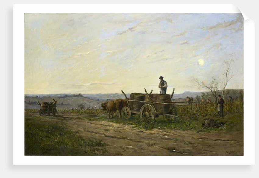 Harvesting in the morning, 1876 by Hippolyte Camille Delpy