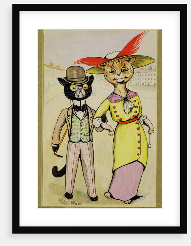 The Modern 'Arry and 'Arriet, 1913 by Louis Wain