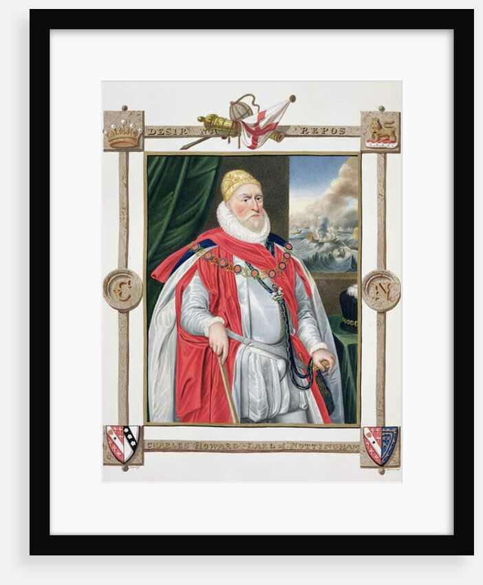 Portrait of Charles Howard 2nd Baron of Effingham and 1st Earl of Nottingham by Sarah Countess of Essex