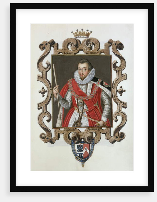 Portrait of Robert Cecil 1st Earl of Salisbury by Sarah Countess of Essex