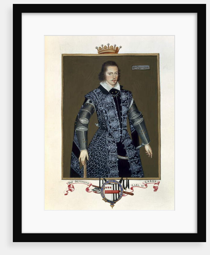 Portrait of Robert Devereux 2nd Earl of Essex by Sarah Countess of Essex