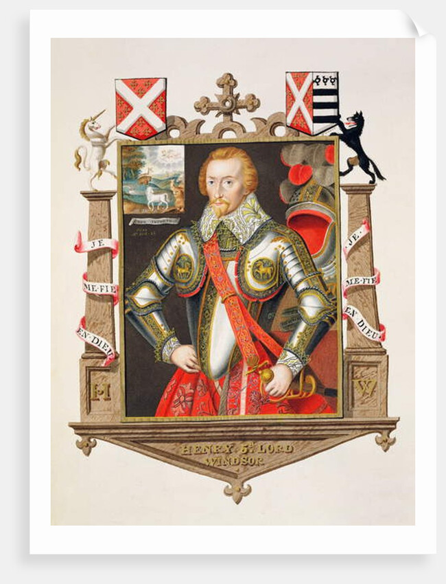 Portrait of Henry, 5th Lord Windsor by Sarah Countess of Essex