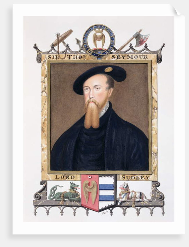 Portrait of Thomas Seymour 1st Baron of Sudeley by Sarah Countess of Essex