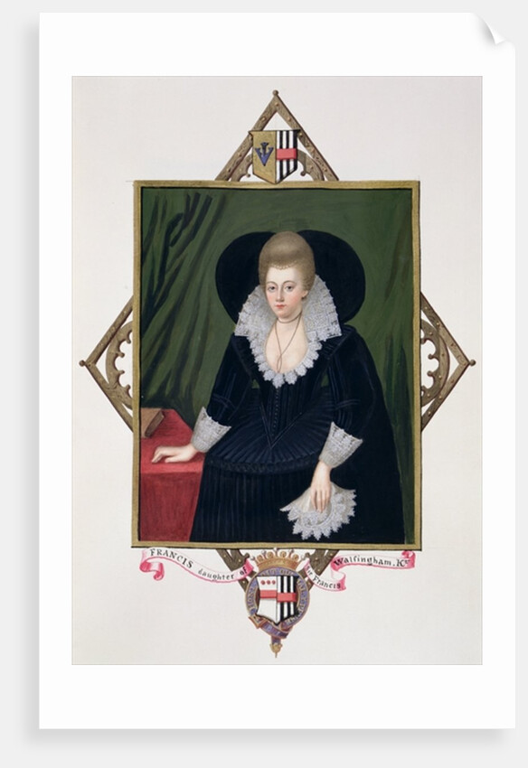 Portrait of Frances Walsingham, Countess of Essex by Sarah Countess of Essex