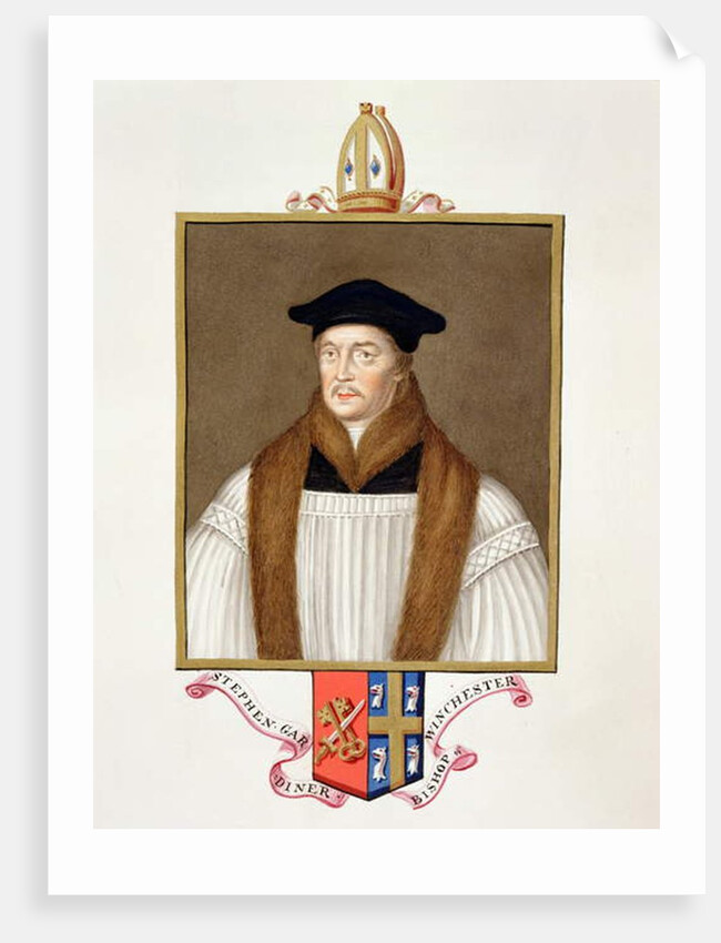Portrait of Stephen Gardiner Bishop of Winchester by Sarah Countess of Essex