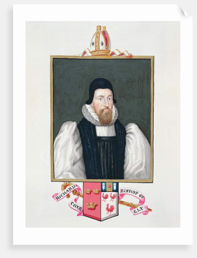 Portrait of Richard Cox Bishop of Ely by Sarah Countess of Essex