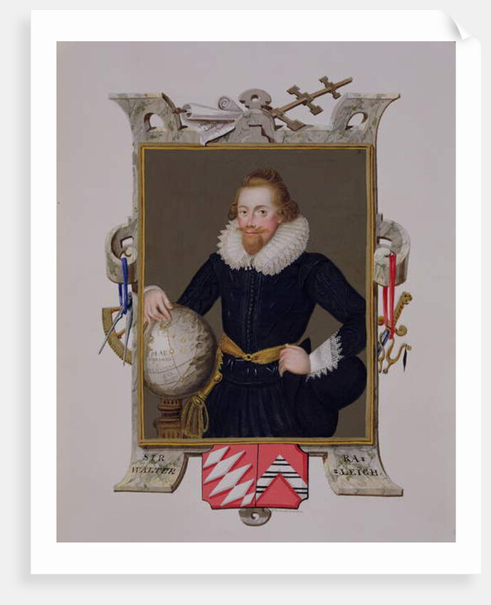 Portrait of Sir Walter Raleigh by Sarah Countess of Essex