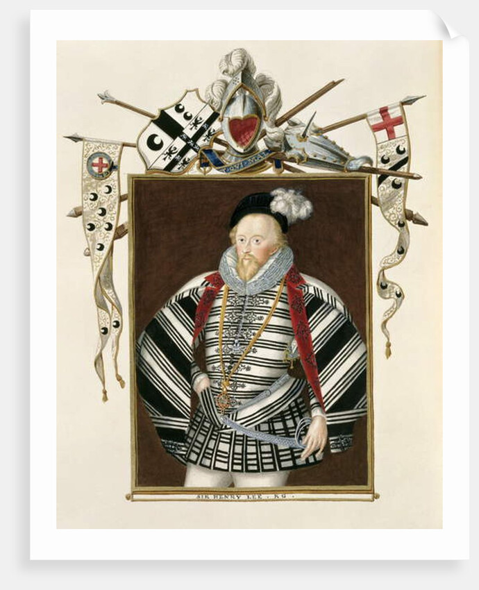 Portrait of Sir Henry Lee by Sarah Countess of Essex
