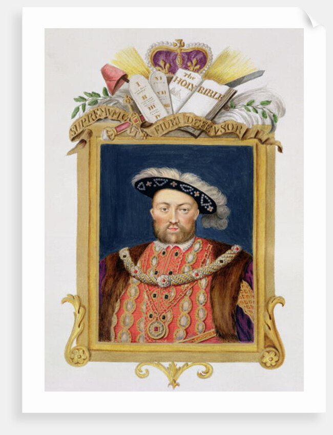 Portrait of Henry VIII as Defender of the Faith by Sarah Countess of Essex