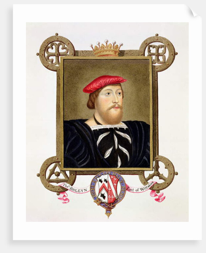 Portrait of Thomas Boleyn Earl of Wiltshire by Sarah Countess of Essex