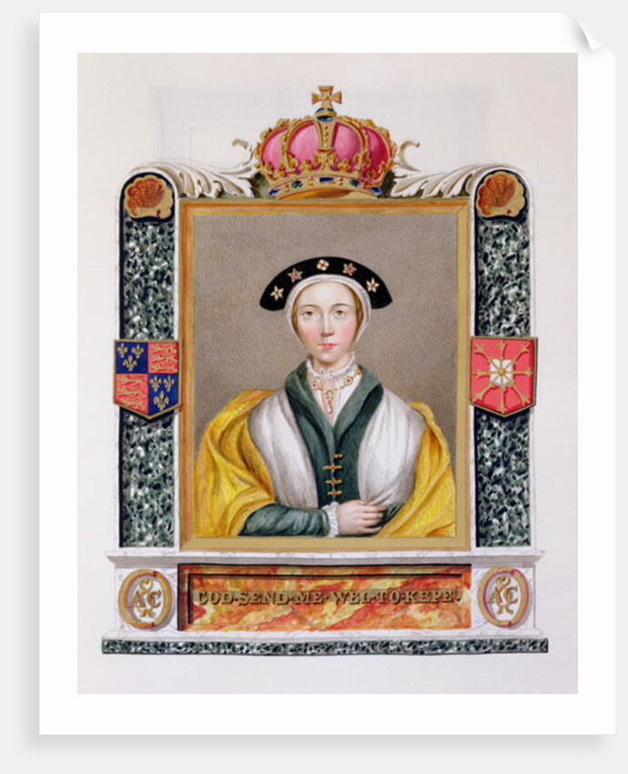 Portrait of Anne of Cleves 4th Queen of Henry VIII by Sarah Countess of Essex