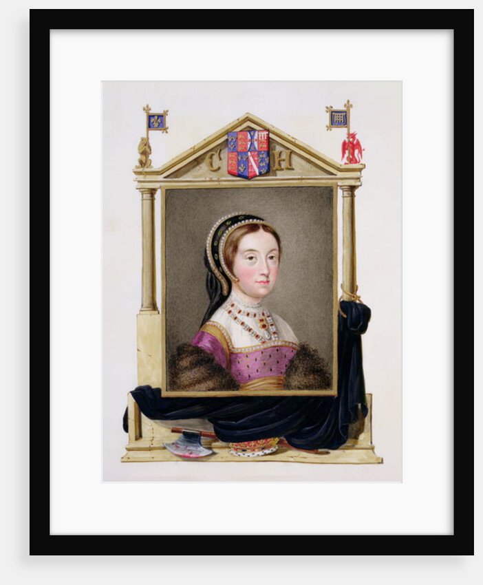 Portrait of Catherine Howard 5th Queen of Henry VIII by Sarah Countess of Essex