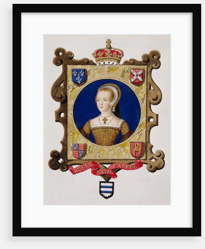 Portrait of Catherine Parr 6th Queen of Henry VIII as a Young Woman by Sarah Countess of Essex