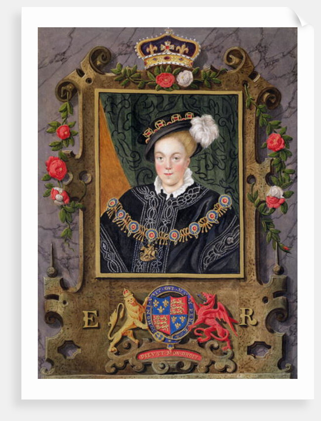 Portrait of Edward VI King of England, aged about 14 by Sarah Countess of Essex
