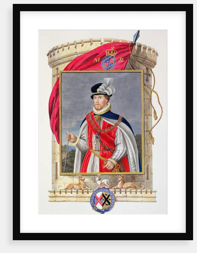 Portrait of John Dudley Duke of Northumberland by Sarah Countess of Essex