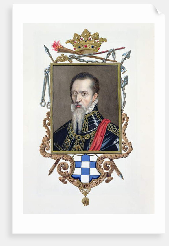 Portrait of Ferdinand Alvarez de Toledo Duke of Alva by Sarah Countess of Essex