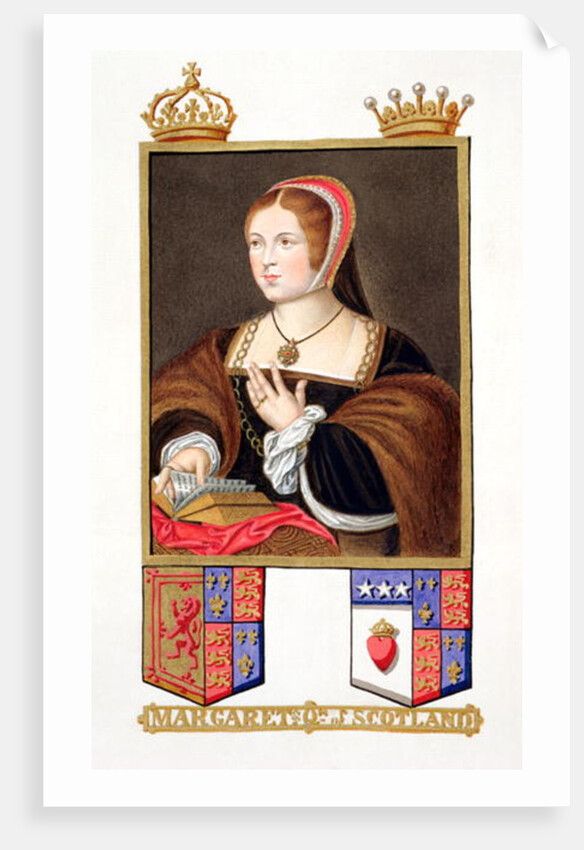 Portrait of Margaret Tudor Queen of Scotland by Sarah Countess of Essex