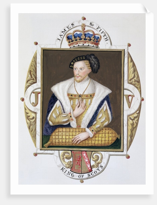 Portrait of James V King of Scotland by Sarah Countess of Essex