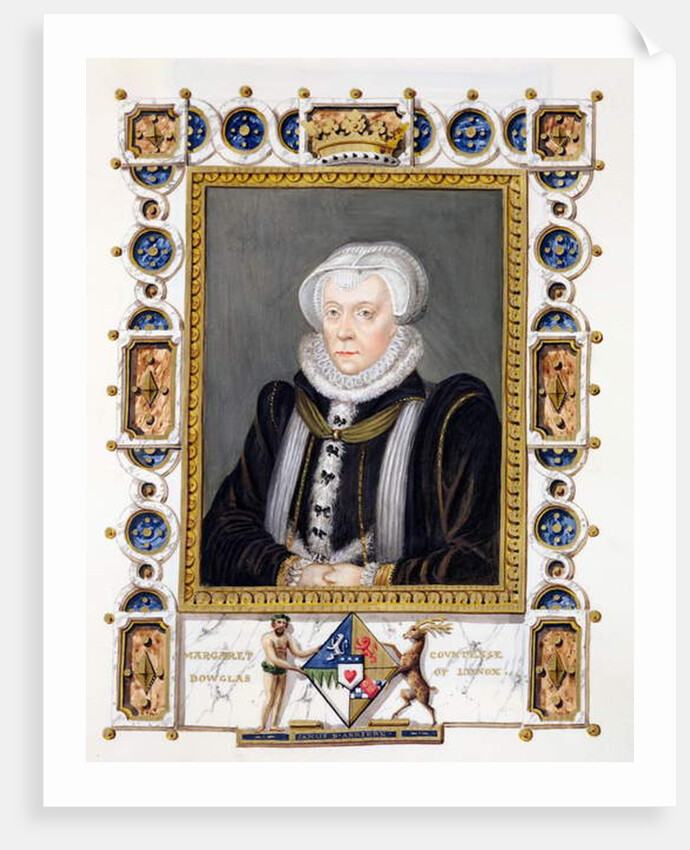 Portrait of Margaret Douglas Countess of Lennox by Sarah Countess of Essex