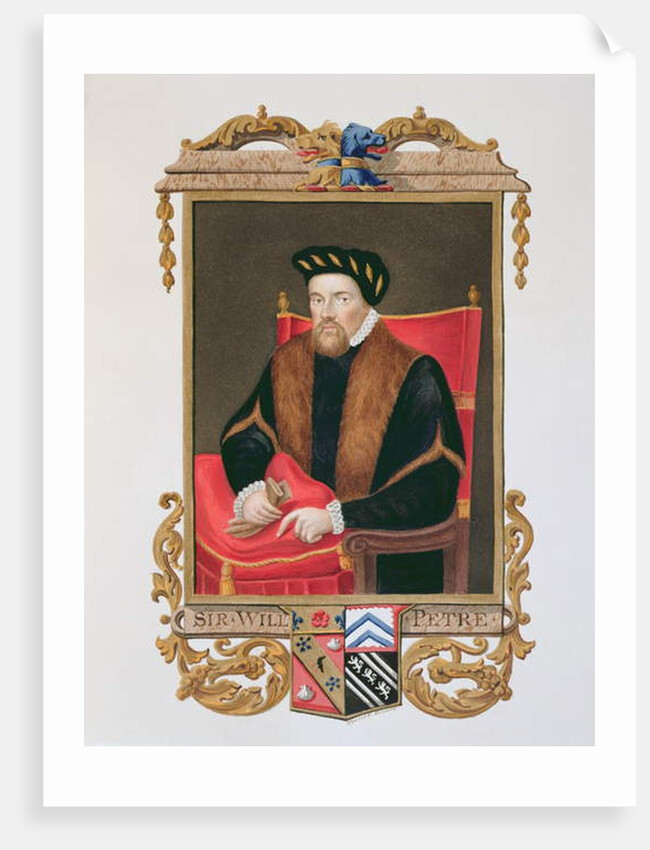 Portrait of Sir William Petre by Sarah Countess of Essex