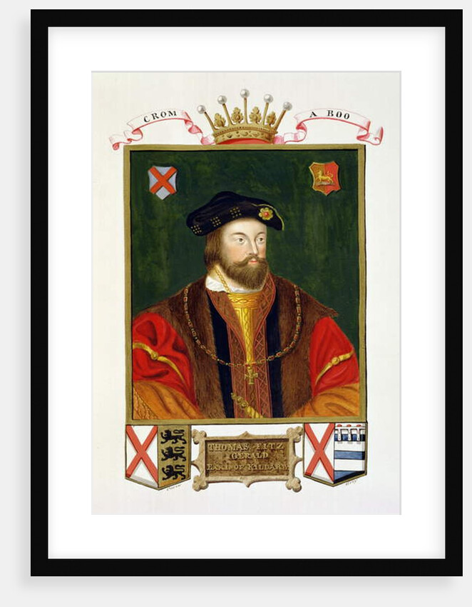 Portrait of Thomas Fitzgerald Lord Offaly 10th Earl of Kildare by Sarah Countess of Essex