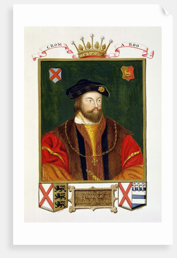 Portrait of Thomas Fitzgerald Lord Offaly 10th Earl of Kildare by Sarah Countess of Essex