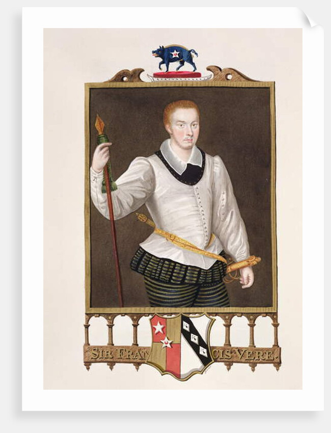 Portrait of Sir Francis Vere by Sarah Countess of Essex