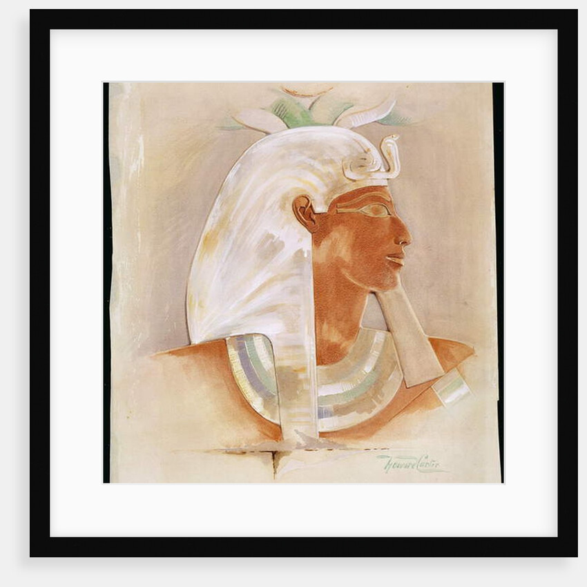 Head of Queen Makare Hatshepsut by Howard Carter