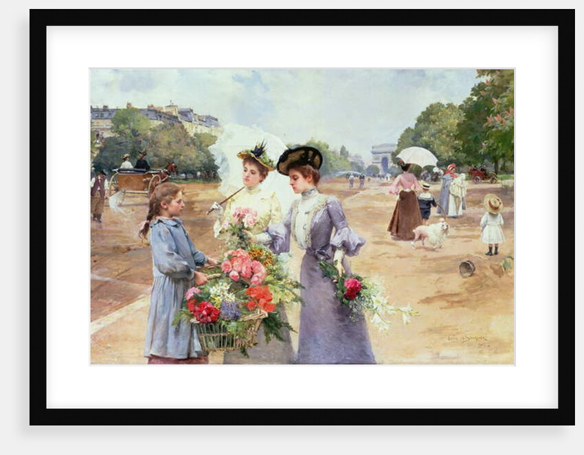 Spring Morning, Avenue du Bois de Boulogne, 1902 by Louis de Schryver