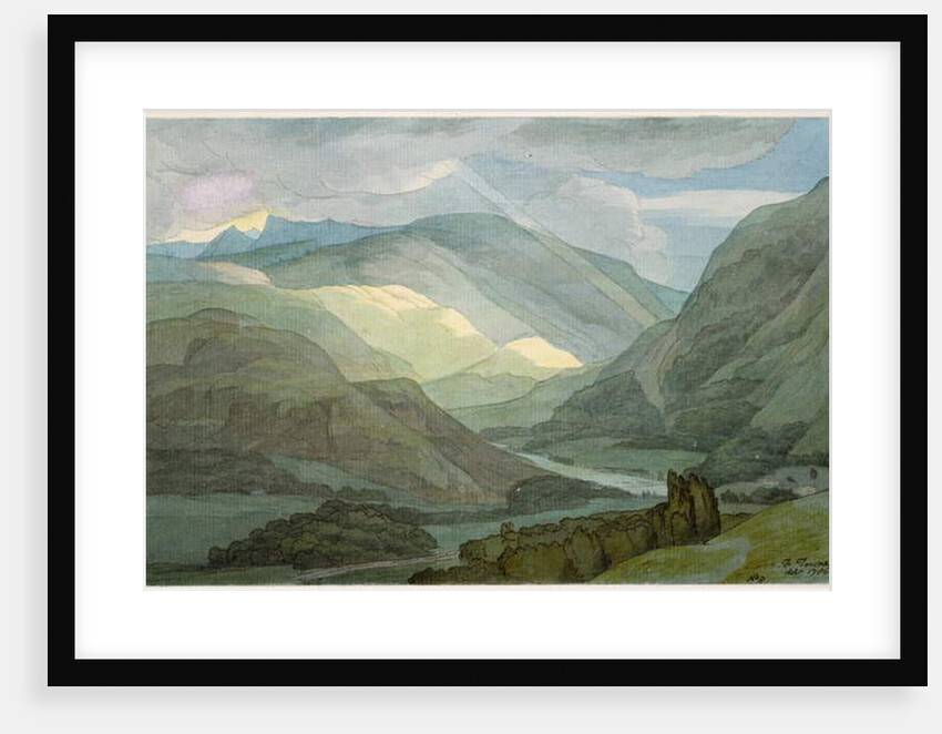 Rydal Water, 1786 by Francis Towne