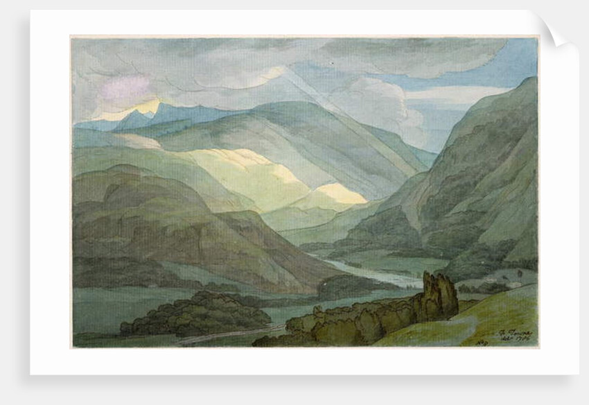 Rydal Water, 1786 by Francis Towne