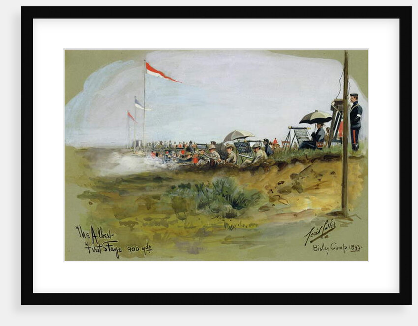 The Albert - First Stage, 900 yards, Bisley Camp, 1893 by Cecil Cutler