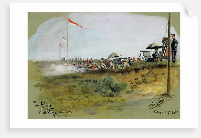 The Albert - First Stage, 900 yards, Bisley Camp, 1893 by Cecil Cutler