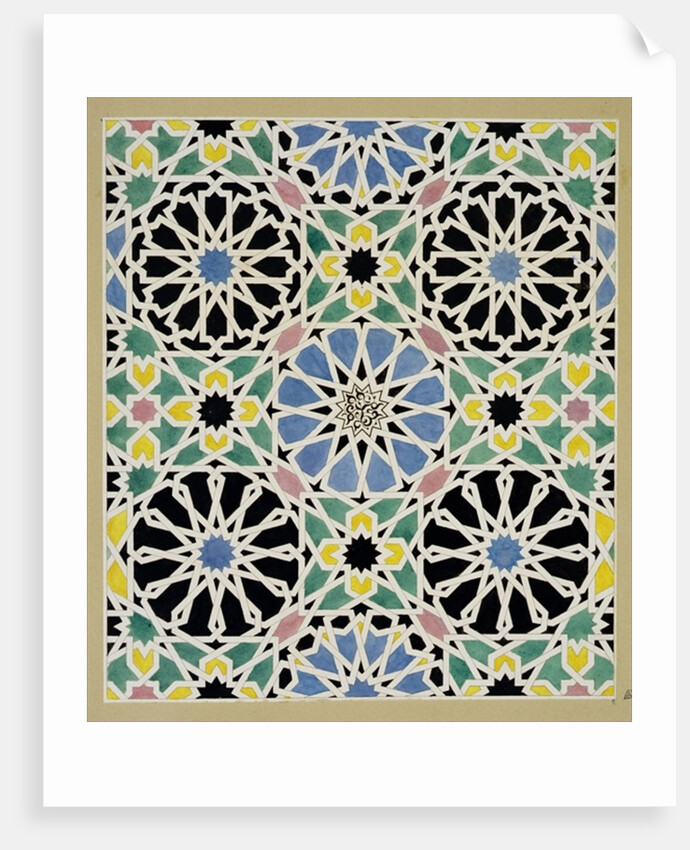 Mosaic Pavement in the Alhambra by James Cavanagh Murphy