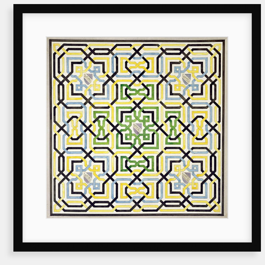 Mosaic design from the Alhambra by James Cavanagh Murphy