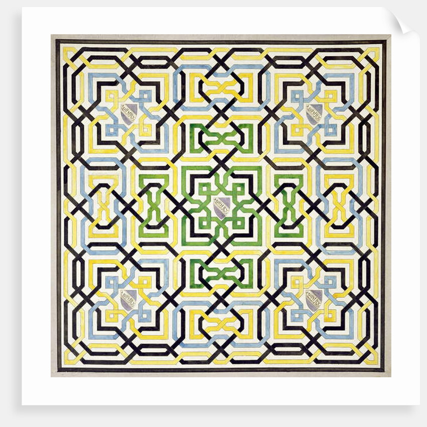 Mosaic design from the Alhambra by James Cavanagh Murphy
