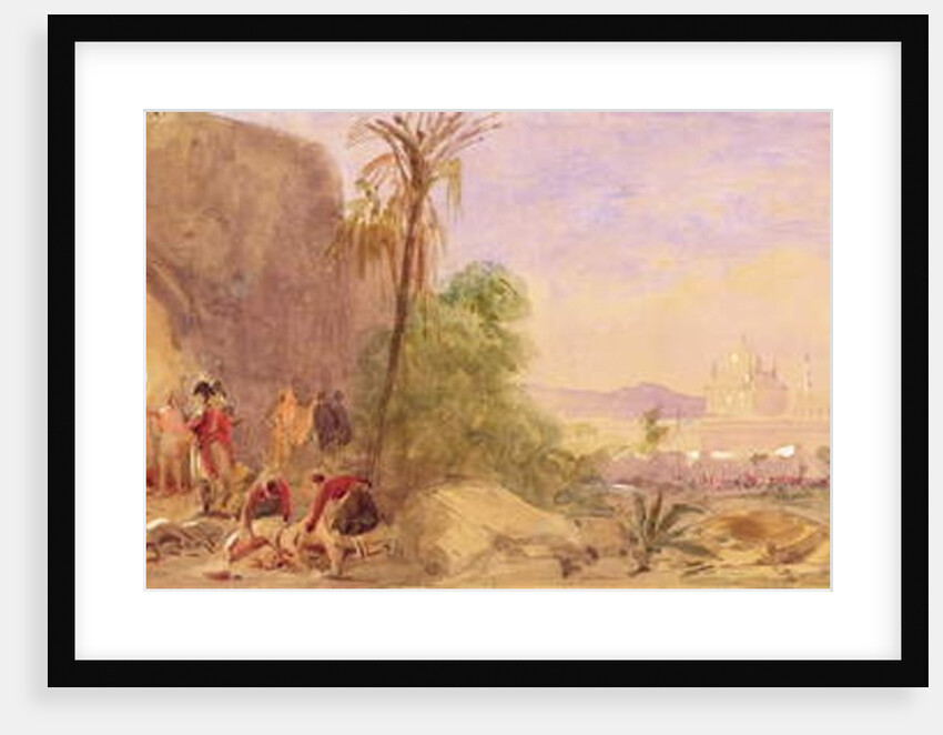 The discovery of Tipu's body at the Water Gate at Seringapatam by John Absolon