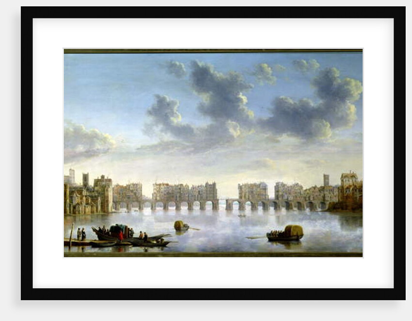Old London Bridge, c.1630 by Claude de Jongh