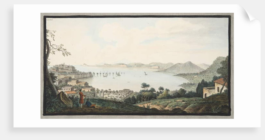 iew of the Italian coast from near Puzzol by Pietro Fabris