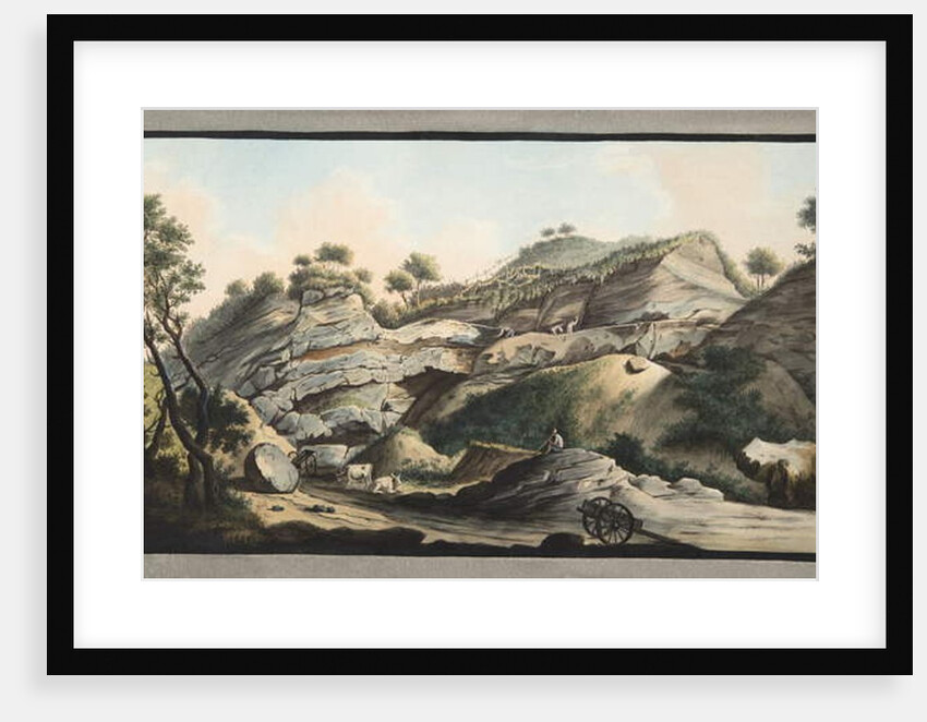 Part of the Cone of the Mountain of Somma by Pietro Fabris