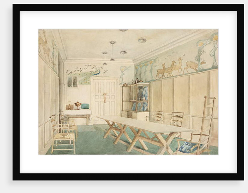 Dining Room at 37 Cheyne Walk, Chelsea by Charles Robert Ashbee