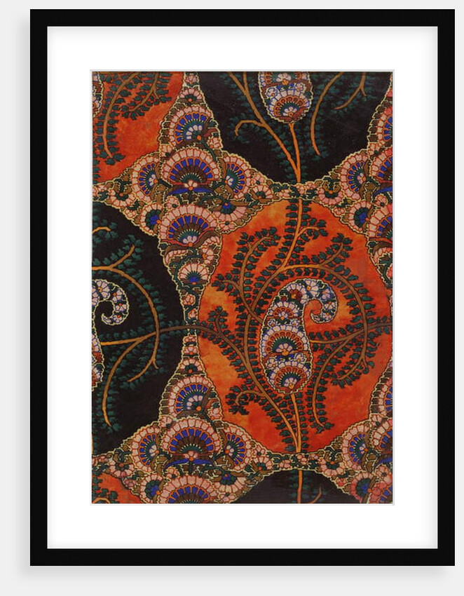 Fabric Design for Paisley Shawls, c.1871 by George Charles Haite
