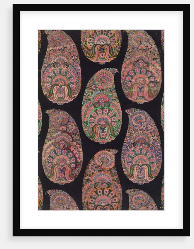 Fabric Design for Paisley Shawls, c.1871 by George Charles Haite