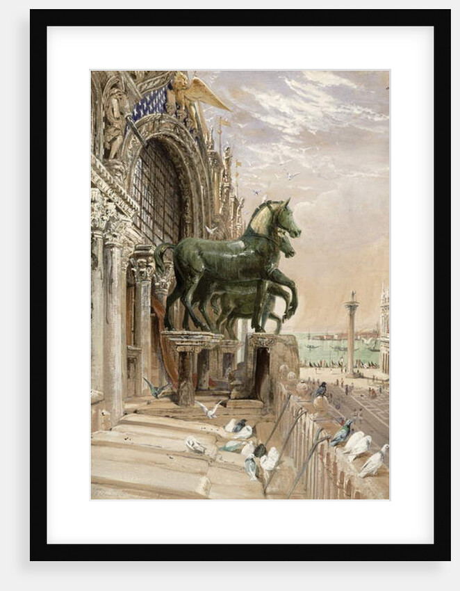 Upper portion of the facade of St. Mark's Church, 1862 by William Bell Scott