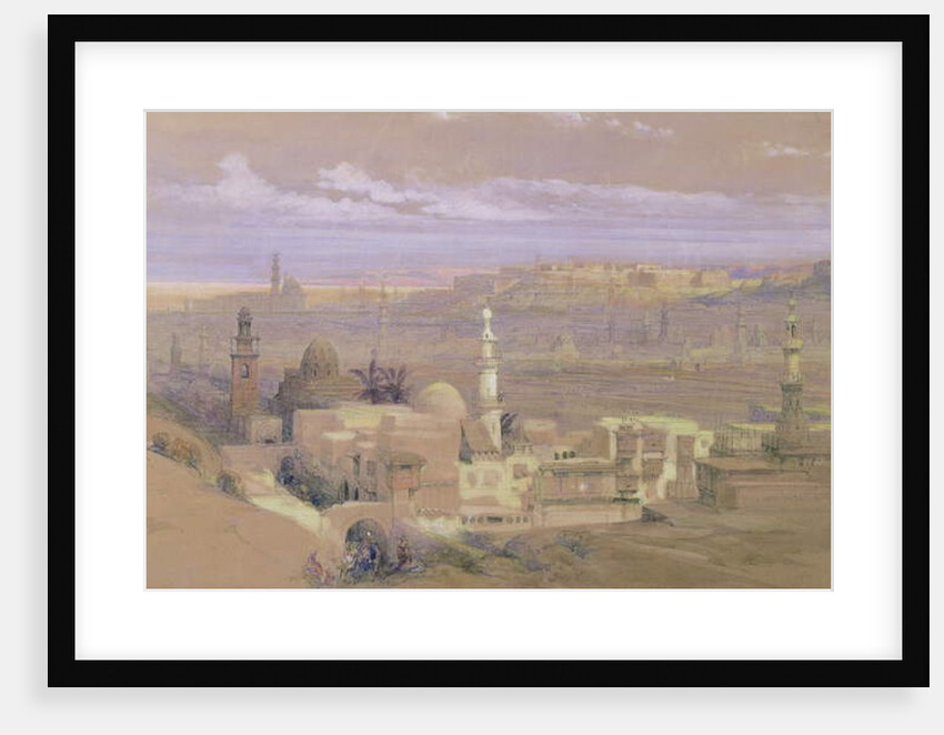 Cairo from the Gate of Citizenib, looking towards the Desert of Suez by David Roberts