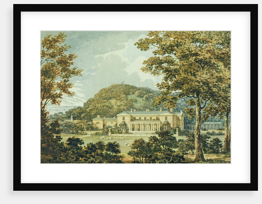 The south front with east front in perspective by Humphry Repton