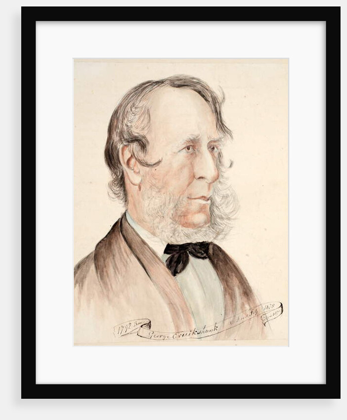 Portrait of George Cruikshank by English School