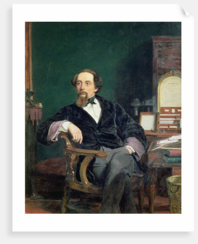 Portrait of Charles Dickens, 1859 by William Powell Frith