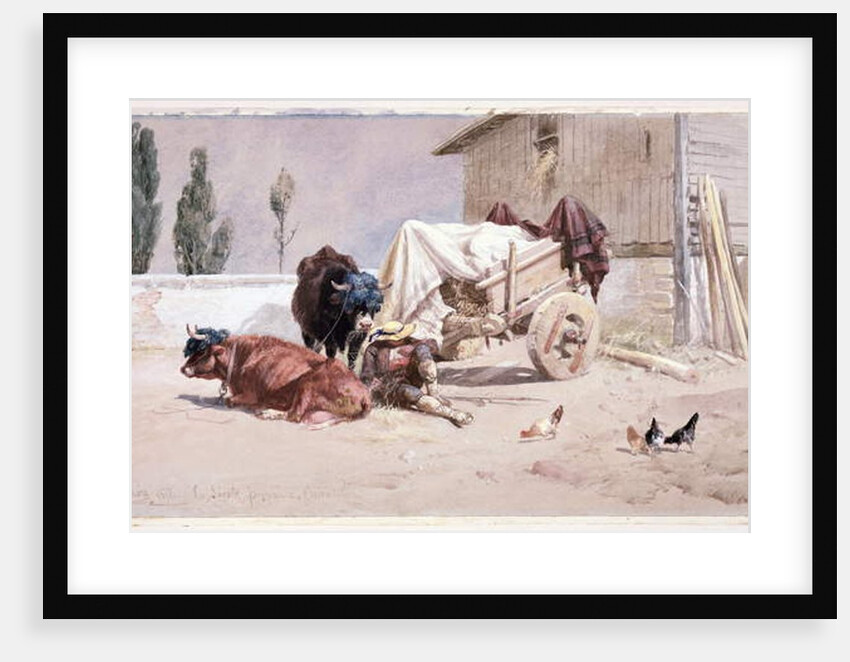 La Siesta: Scene in the Eastern Pyrenees, 1872 by Richard Beavis