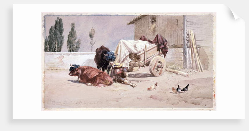 La Siesta: Scene in the Eastern Pyrenees, 1872 by Richard Beavis